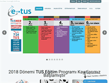 Tablet Screenshot of e-tus.com